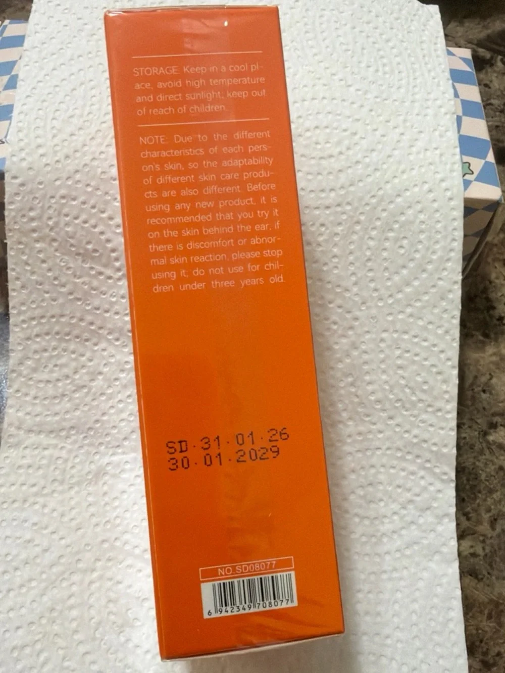 Skin Active 5x Vitamin C Whitening Brightening Face Cleanser - Orange